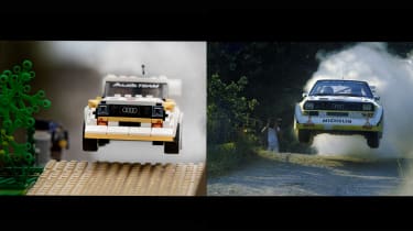 Quarantine Quattro iconic Audi rally scenes recreated in Lego evo